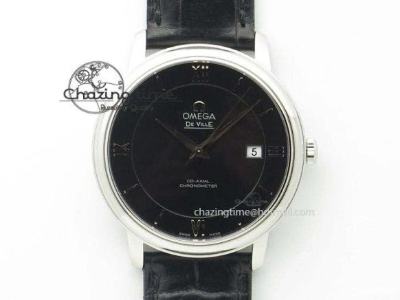 0513 Planet Ocean Master Chrono 45mm SS OM 1:1 Best Edition Black Dial On Orange Rubber Strap A Attractive 8170
